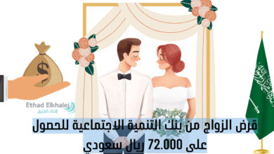 أحصل على زيادة قرض الزواج من بنك التنمية الاجتماعية .. وتسليم الـ 72 ألف ريال سعودي خلال ساعات