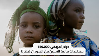 150.000$ .. مساعدات مالية للاجئين من السودان تقدمها بريطانيا لجميع الأسر المتضررة